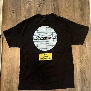 Black Graphic T-Shirt with Great Indoors Logo